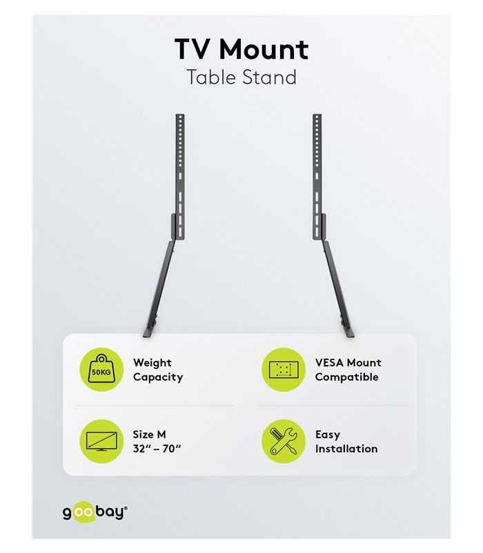 Suport Tv De Masa 32 70inch 81 178cm Goobay