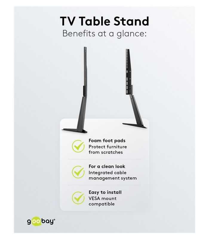 Suport Tv De Masa 32 70inch 81 178cm Goobay