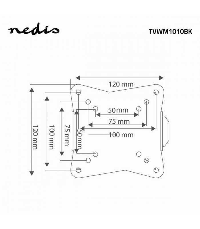 suport tv de perete 13 27 inch 30kg nedis 3