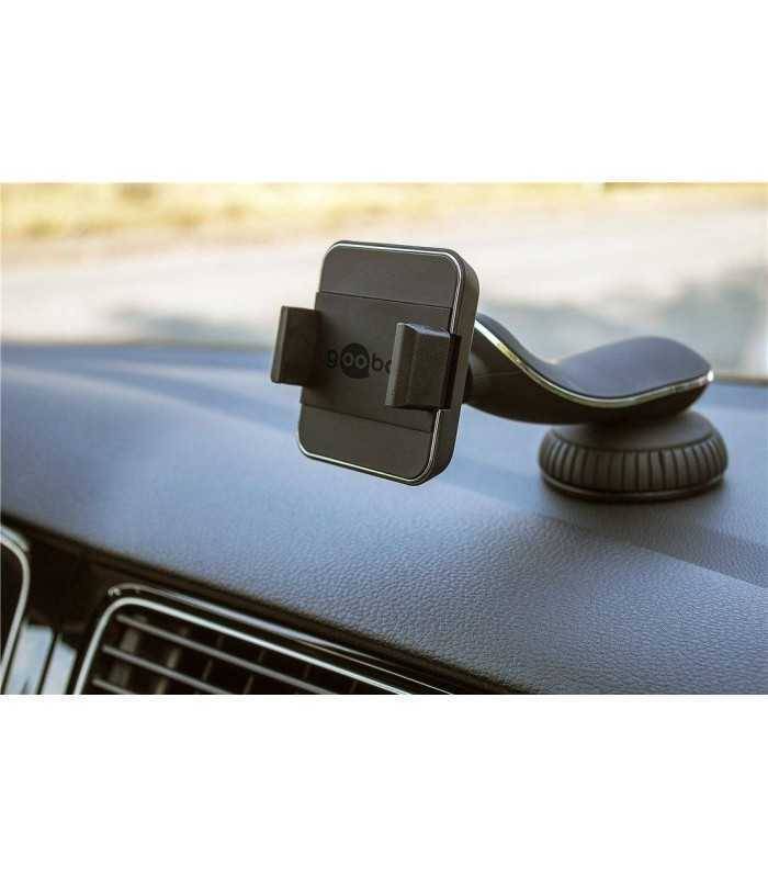 suport universal auto cu ventuza pentru smartphone goobay 1