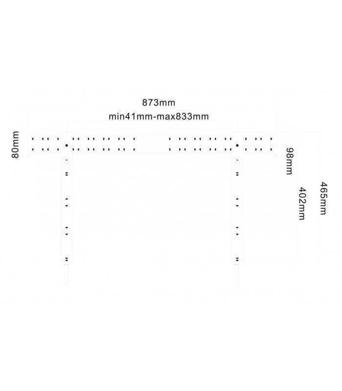 suport universal tv lcd 37 75 inch 190cm max 40kg goobay 1