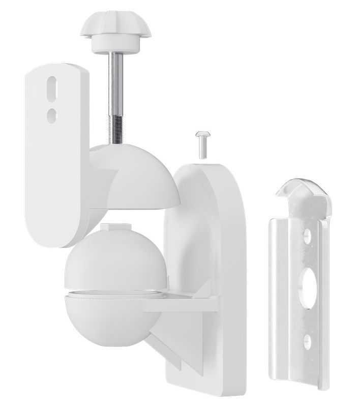 suporti difuzoare universal 2buc goobay pe perete regblabil 35kg alb 5