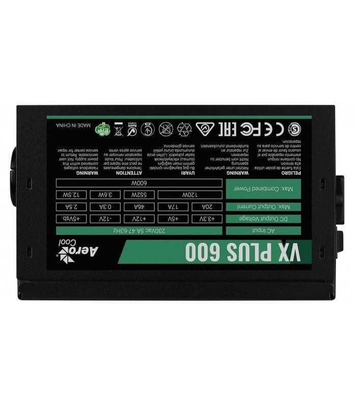 sursa aerocool vx plus 600 600w 2