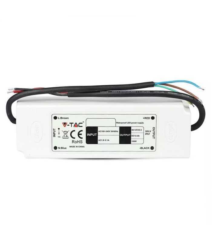 sursa alimentare banda led 12v 125a 150w ip67 v tac 3