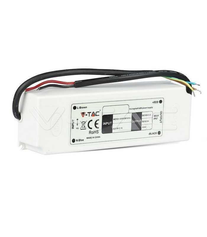 sursa alimentare banda led 12v 125a 150w ip67 v tac 8