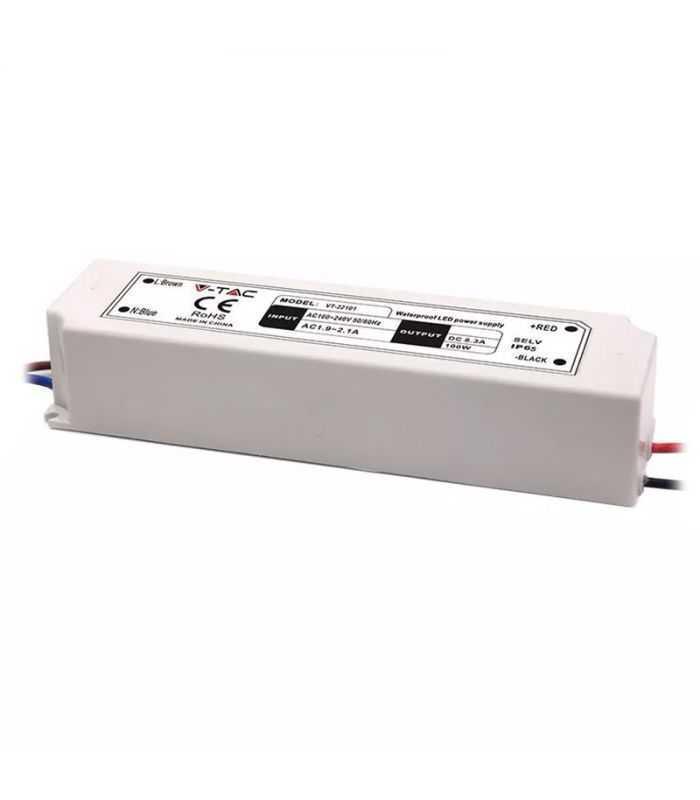 sursa alimentare banda led 12v 8a 100w ip67 v tac 3