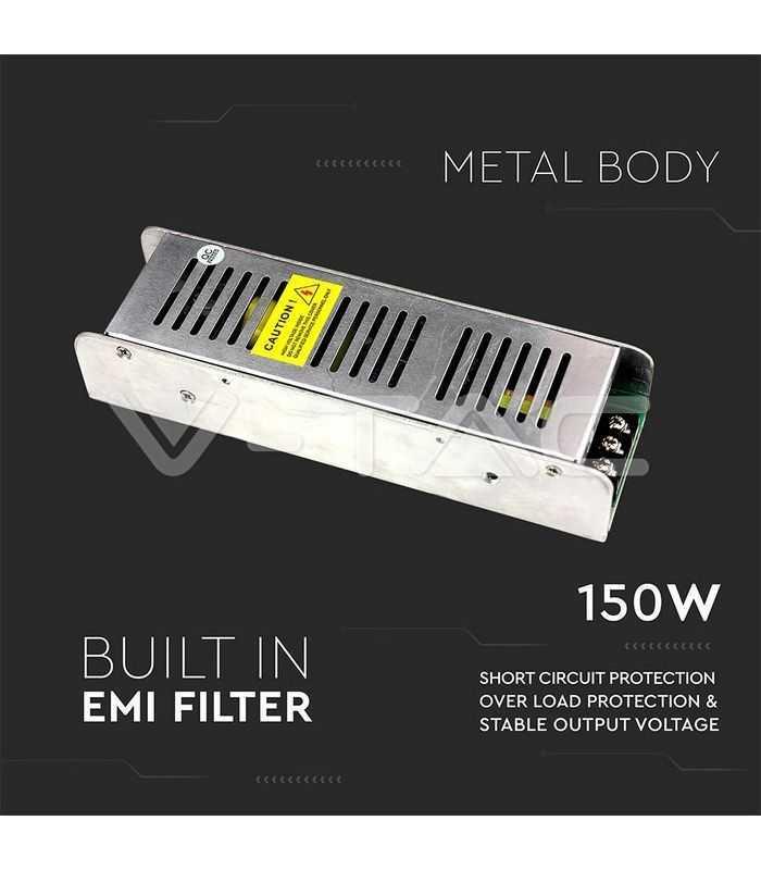 sursa alimentare dimabila 24v 150w 65a ip20 v tac 1