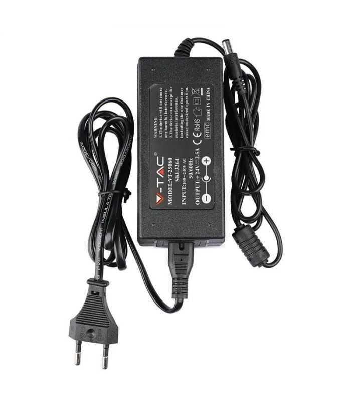 Sursa Alimentare Smps Slim 24v 25a 60w V Tac Sku 3264