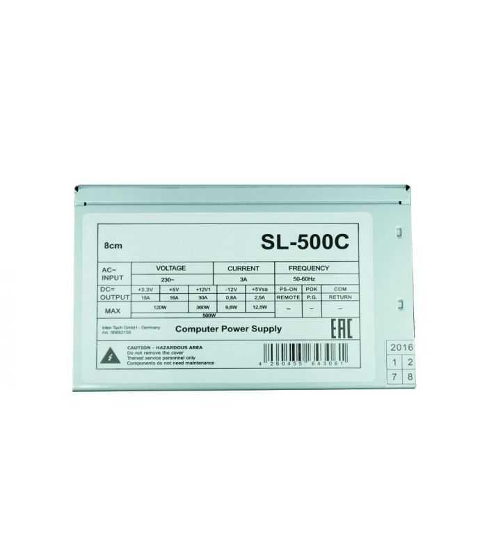 Sursa Pc 500w Inter Tech Sl 500c