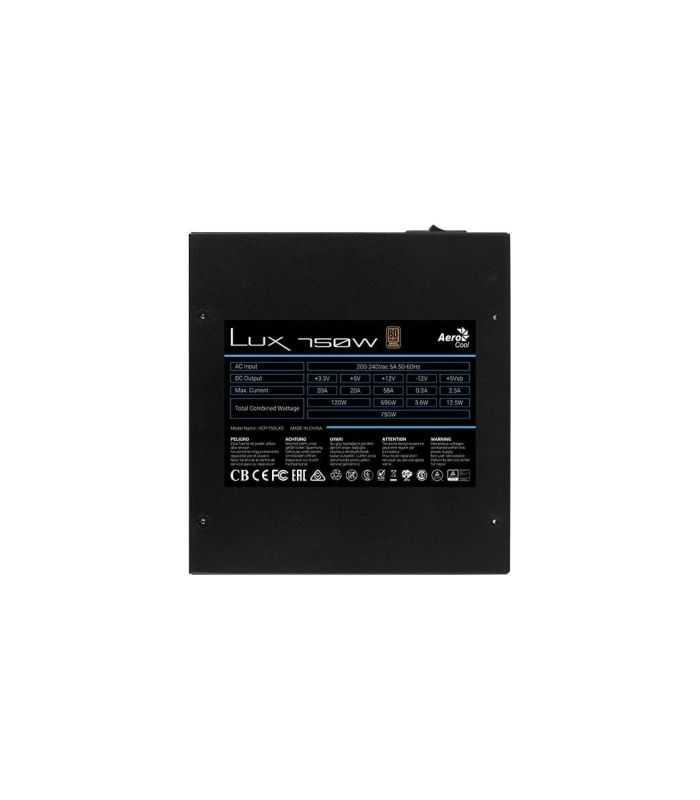 Sursa Pc Atx Aerocool Lux 750w Ventilator 120mm Lux 750w
