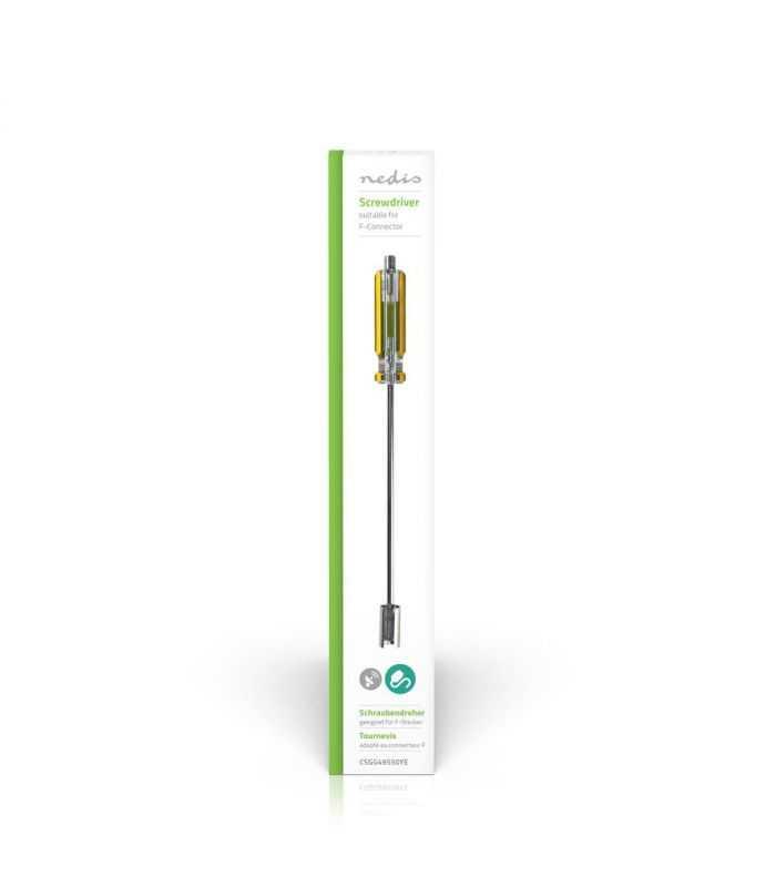 surubelnita 2 in 1 cu conector f nedis 2