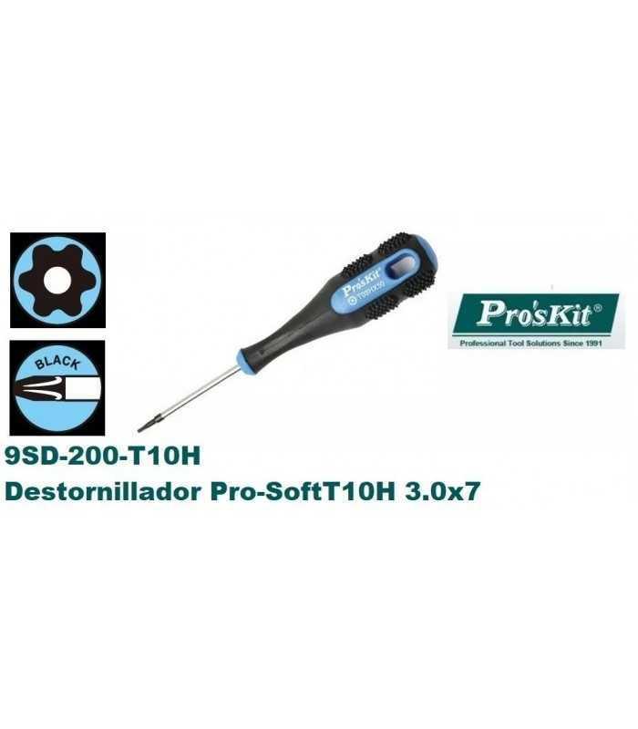 surubelnita cu varf hexagonal t10h 3x75mm proskit 1