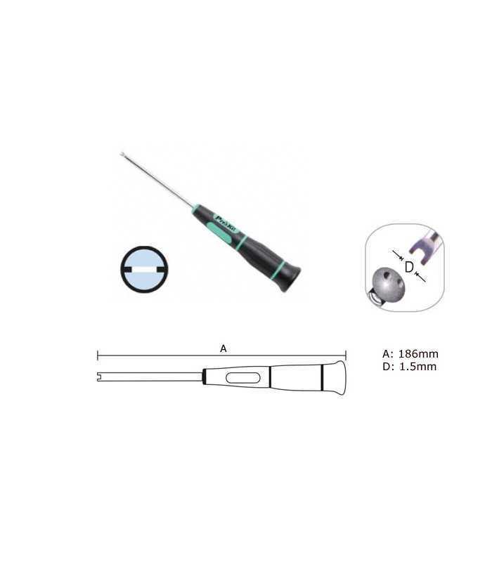 surubelnita de securitate tip furca 15x186mm proskit 1