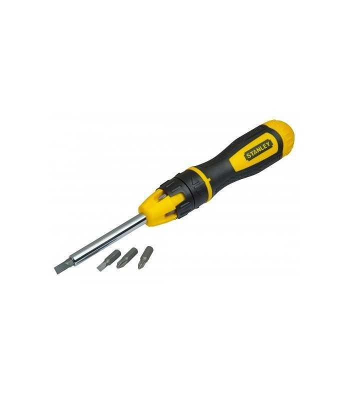 surubelnita magnetica cu clichet 10 varfuri 0 68 010 stanley 1