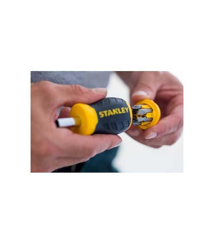 surubelnita magnetica multibit cu 6 varfuri 0 66 357 stanley 2