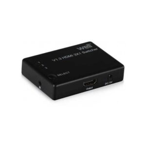 Switch HDMI 3 intrari FullHD V1.3 cu telecomanda Well