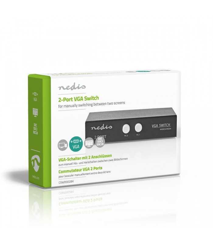 switch vga 2 porturi nedis 7