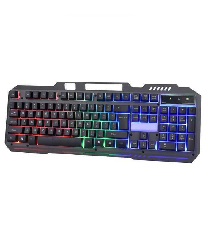 Tastatura gaming multimedia USB iluminare fundal LED Varr