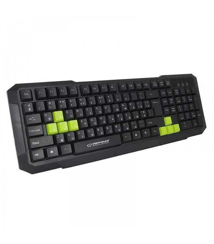 Tastatura gaming verde ASPIS ESPERANZA