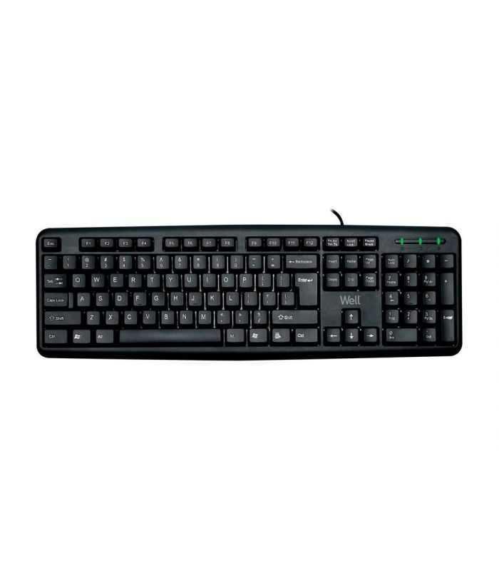 Tastatura USB Well KU002 negru