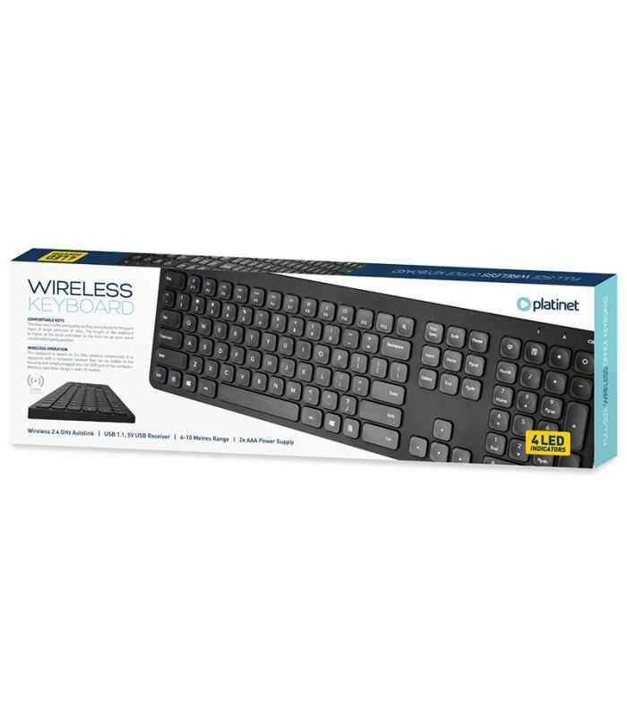 Tastatura Wireless 24ghz Platinet Pmk100w