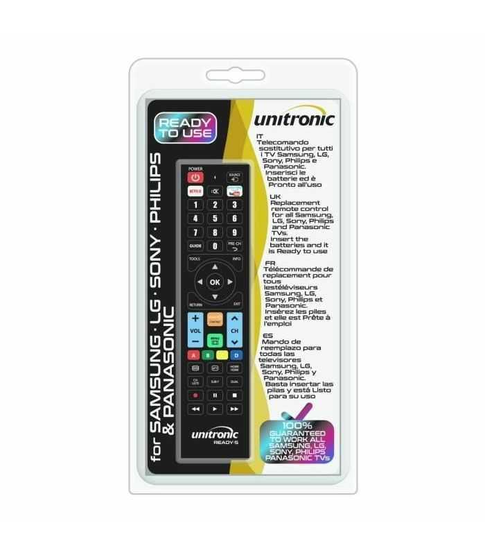 Telecomanda 1713 Unitronic Universala Compatibila Pentru Branduri Multiple Ready 5 Samsung Lg Sony Philips Panasonic 1713wuni202