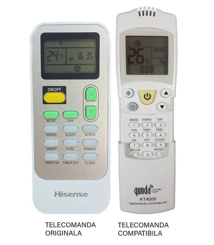 Telecomanda Aer Conditionat Pentru Hisense Dg11j1 91 492
