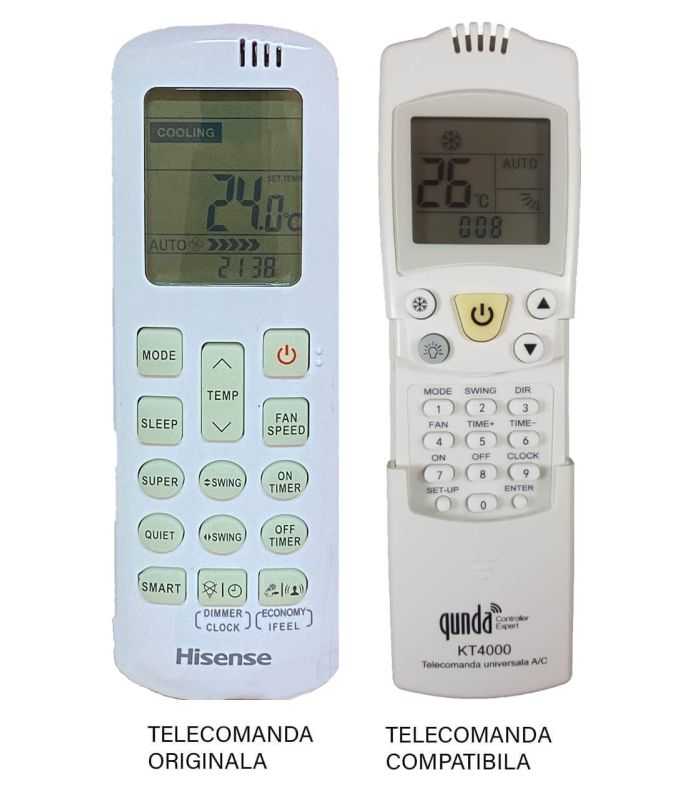 Telecomanda Aer Conditionat pentru Hisense DG11R2-01 (493)