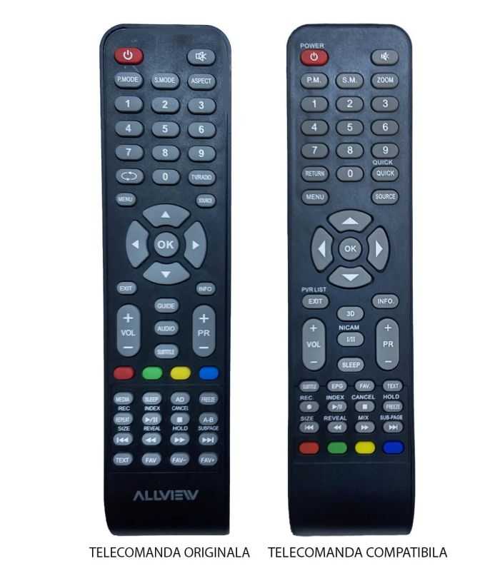 Telecomanda compatibila TV Allview 32ATC6500H IR 1282 (232-1)