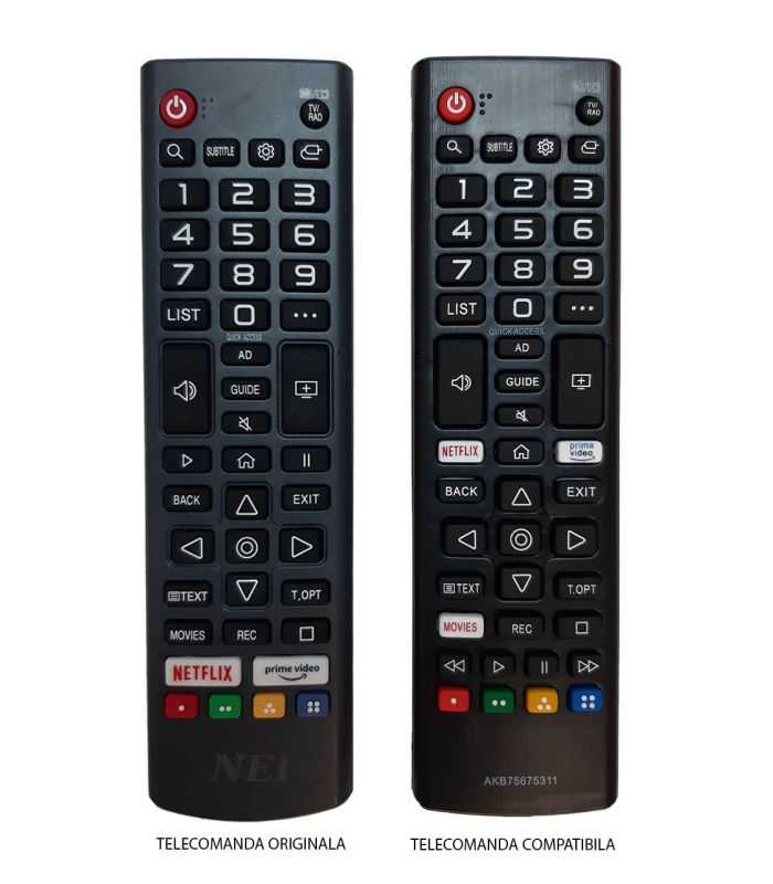 Telecomanda compatibila TV NEI 55 NE 6900 IR 1439 (356-1)