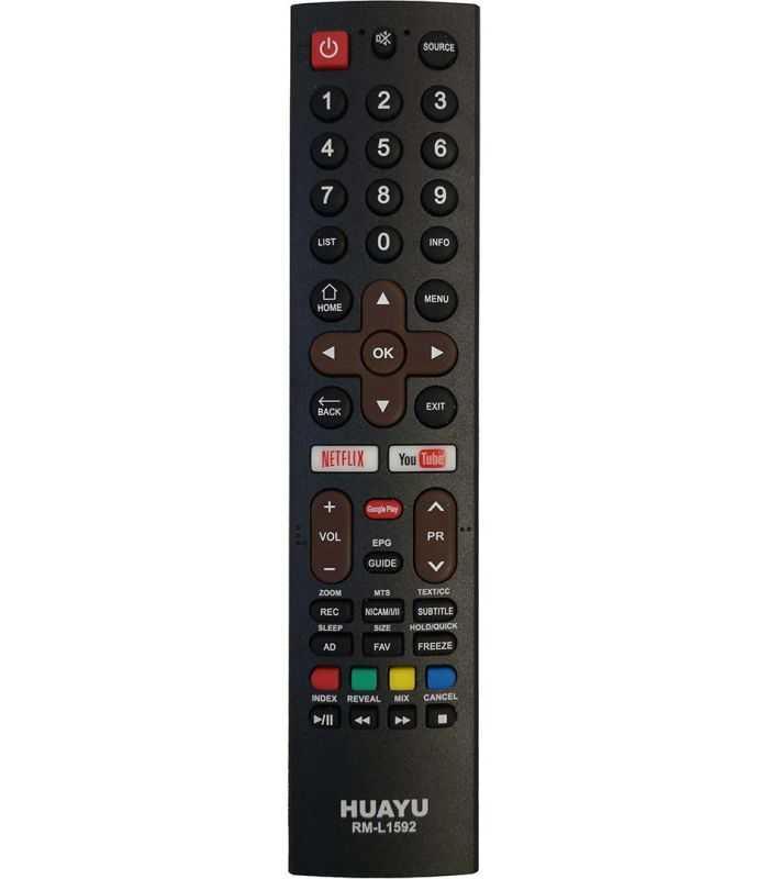 Telecomanda compatibila TV Skyworth RM-L1592 HUAYU IR 1282 (324)