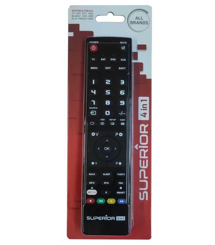 Telecomanda SUPERIOR programabila 4 in 1 (212)