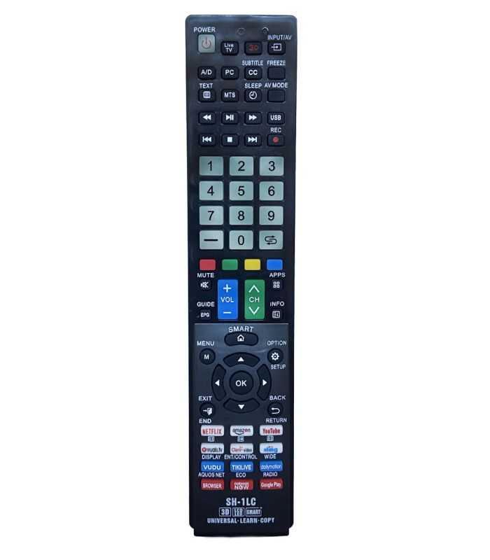 Telecomanda universala compatibila TV Sharp SH-1LC + functia de learning/copy IR 1429 (450)
