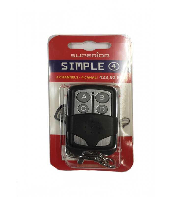 Telecomanda universala porti 433.92MHz 4 canale SUPERIOR SIMPLE 4 (293)