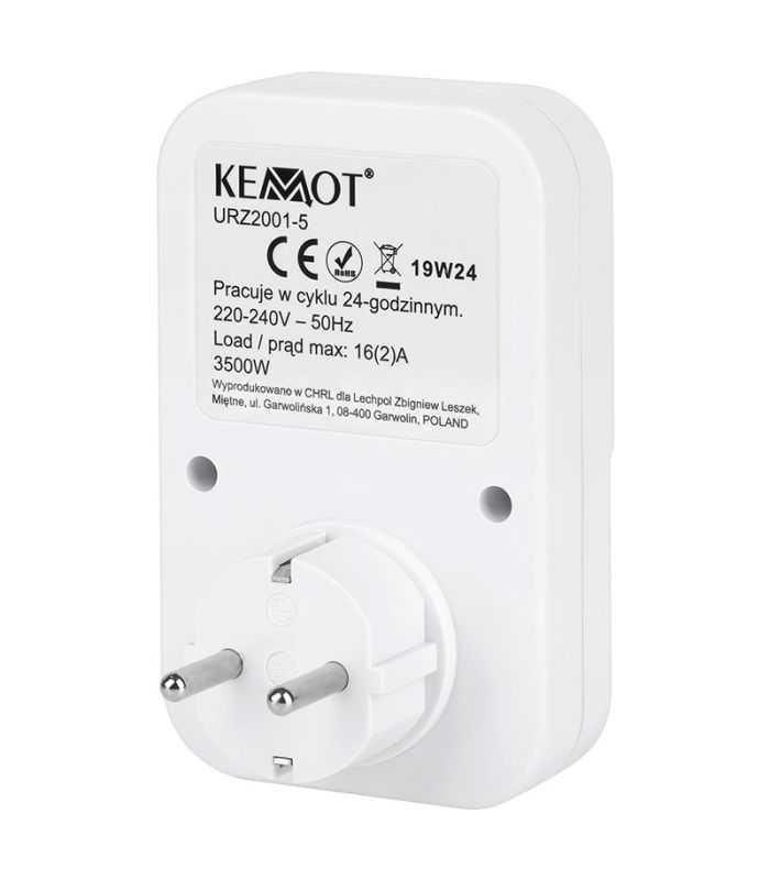 Temporizator Mecanic Ts Wf1 Priza Schuko 3500w Urz2001 5