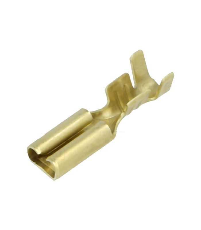 Terminal papuc plat 2.8mm 0.8mm mama 0.5-1.25mm2 crimpat pe cablu BM GROUP BM 02390