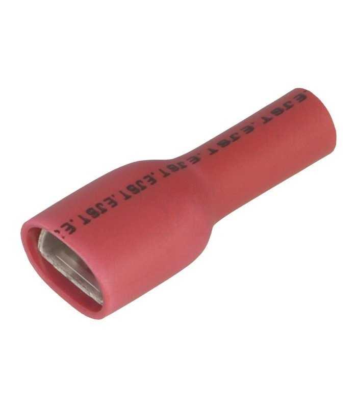 Terminal papuc plat 4.8mm 0.5mm mama 0.5/1.5mm2 crimpat pe cablu rosu JST LVDDF1.25-187A-5