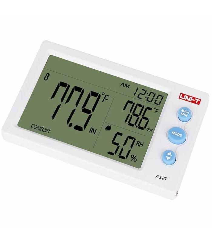 termohigrometru digital cu sonda temperatura a12t uni t 3