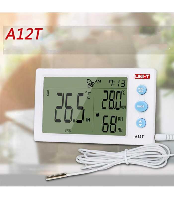 termohigrometru digital cu sonda temperatura a12t uni t 4