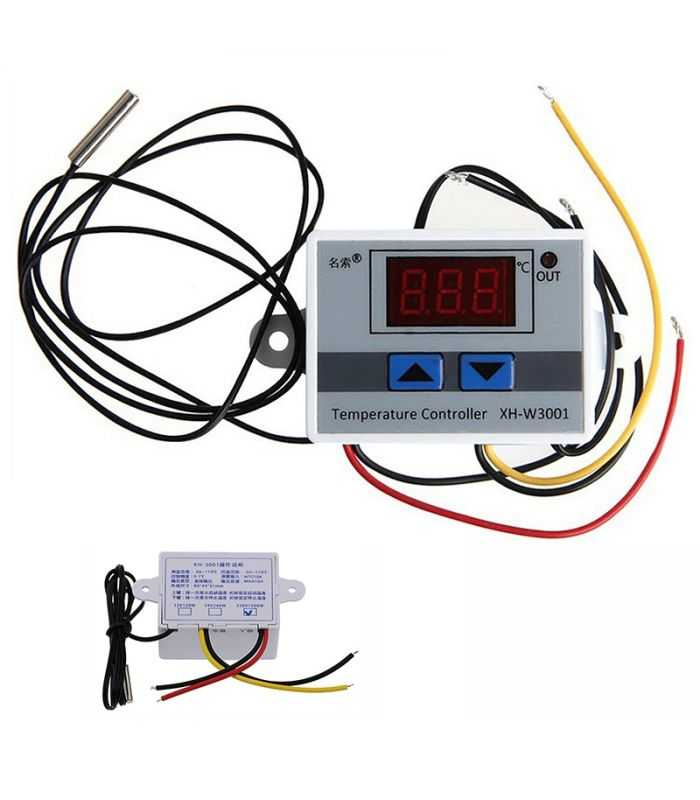 Termostat Lcd Temperatura Xh W3001 110 230v 50c 110c