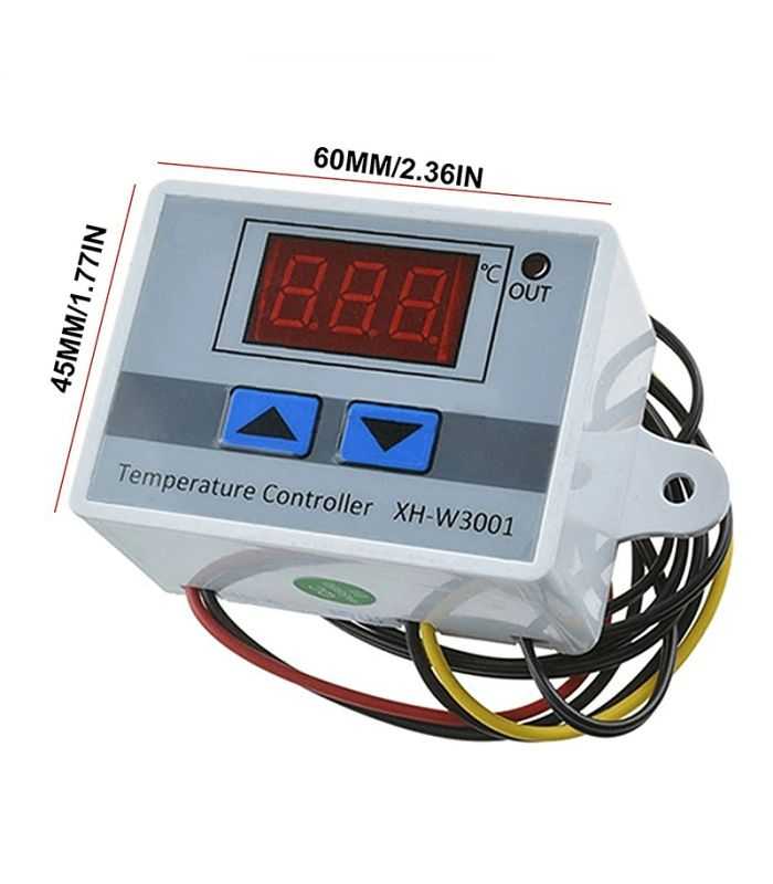 Termostat Lcd Temperatura Xh W3001 110 230v 50c 110c