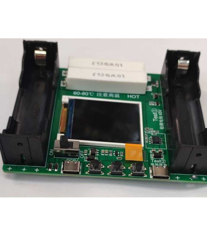 Tester 18650 Cu Display Conector Usb Type C