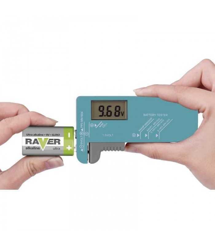 tester baterii cu display digital aaa aa c d 9 v buton 15v vuni d3 n0322 emos 6