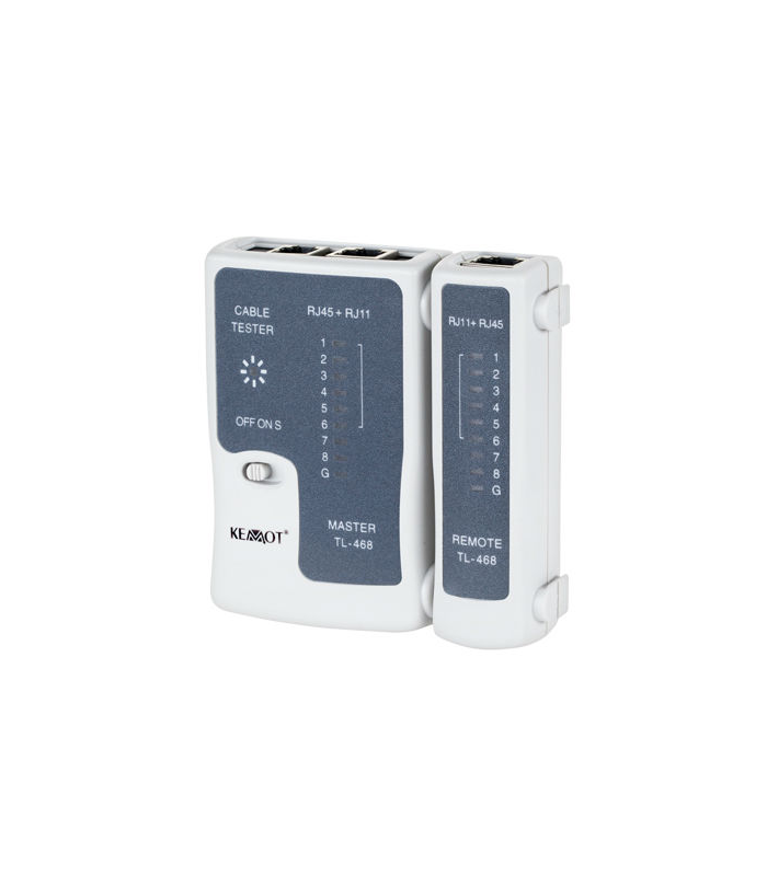 Tester cablu UTP RJ45 8p8c si telefon RJ11 4p4c Rebel