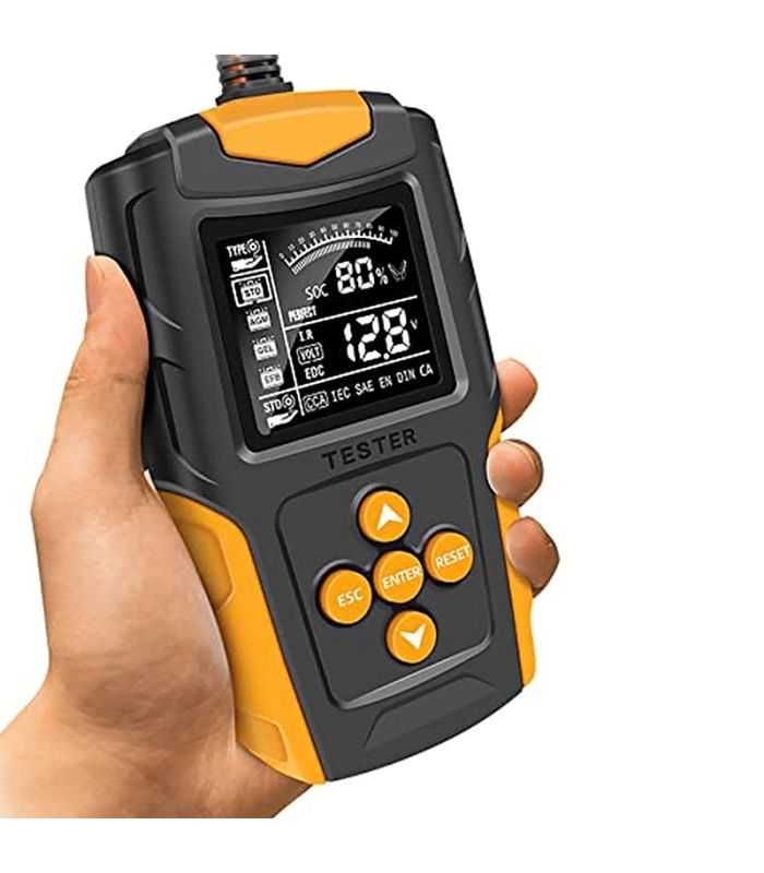 Tester Digital Acumulatori 12v 24v 2 220ah Acid Plumb Agm Aga Gel Efb Eurokomp