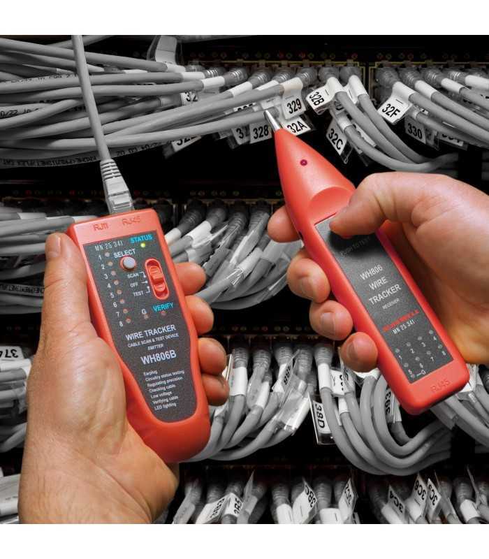 tester pentru perechi de cabluri cu led cu tester cablu rj45 maxwell 1