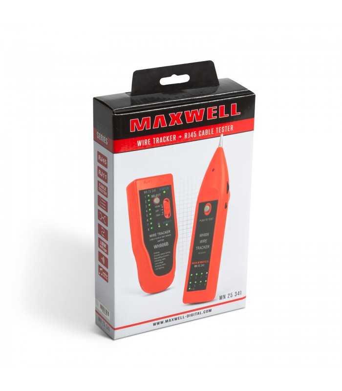 tester pentru perechi de cabluri cu led cu tester cablu rj45 maxwell 6
