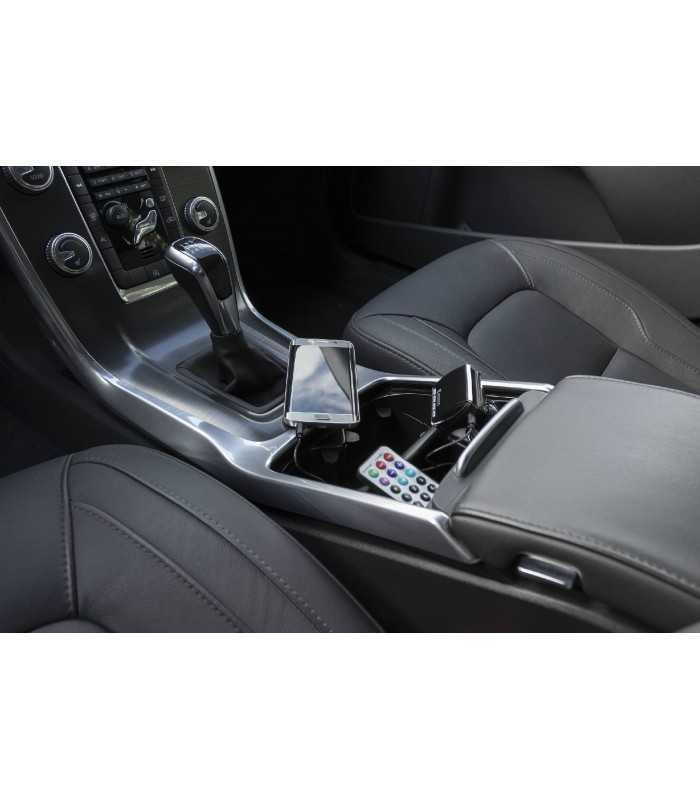 transmitator konig fm negru cu telecomanda 5