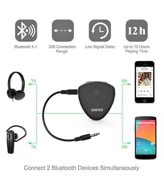 transmitator si receptor bluetooth choetech bh 002 1
