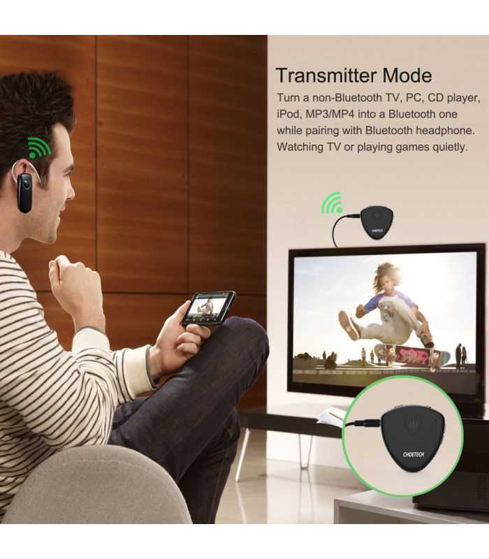 transmitator si receptor bluetooth choetech bh 002 6